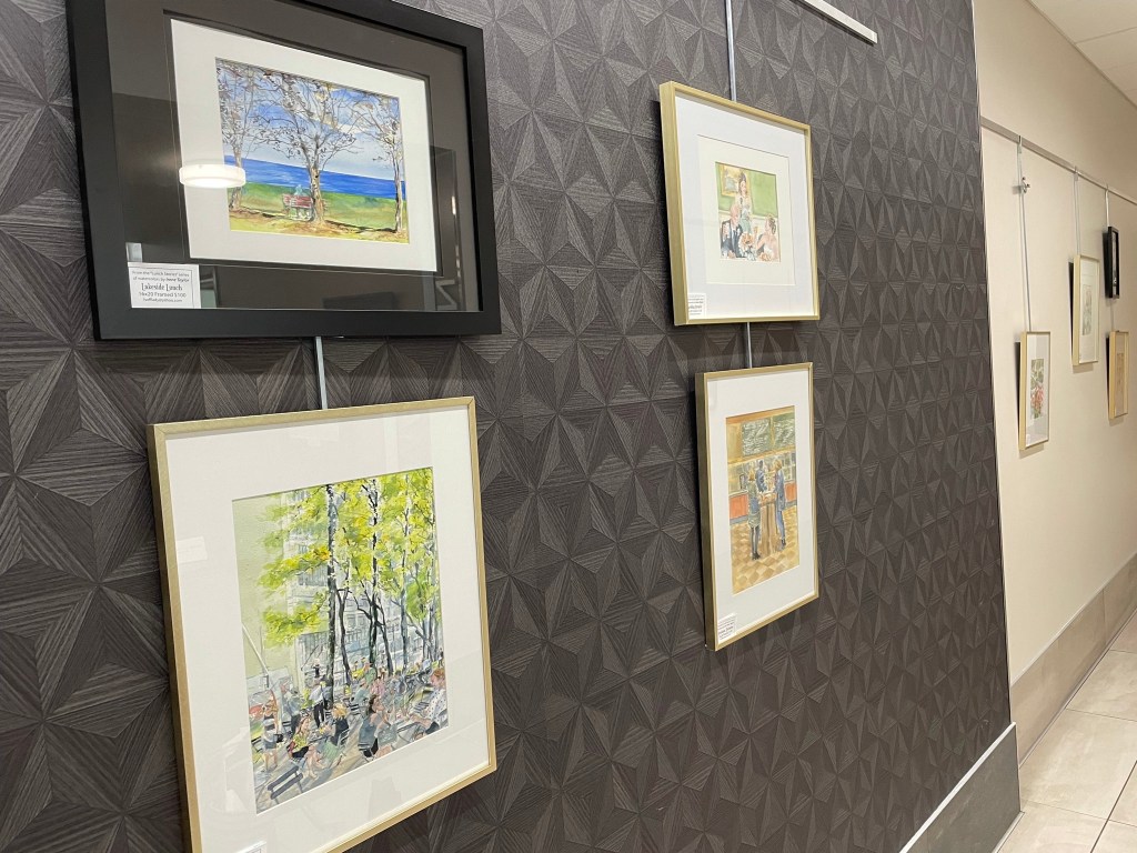 Watercolor Show at Wauk City Hall Nov & Dec 2021 8-4:30 Mon-Fri